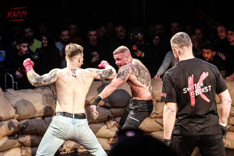 KLAN FC: SCANDINAVSKIY (5:1) vs BLAKESLEY (1:0). Brutal Knockout in a Bare Knuckle Fight. FULL FIGHT